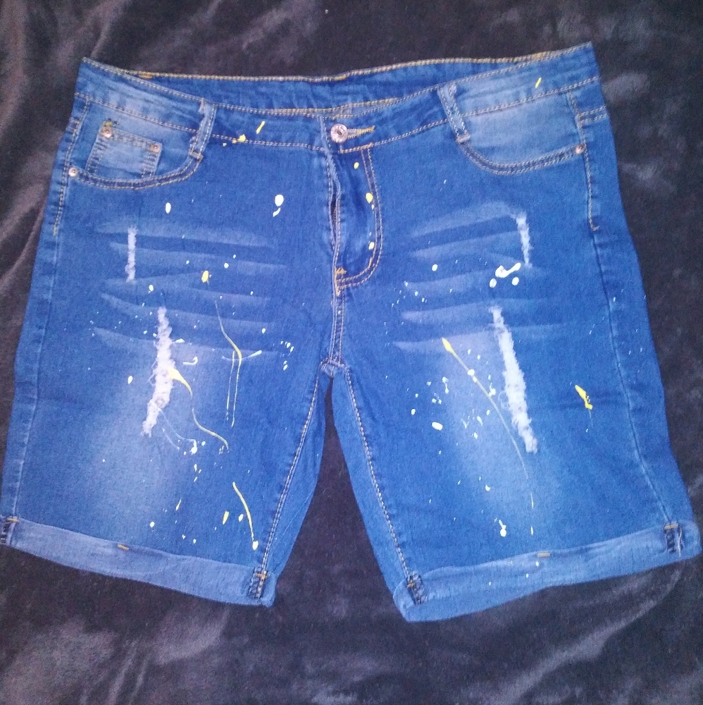Junior denim shorts